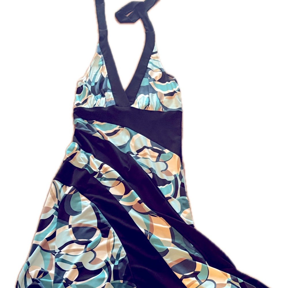 Halter Summer Dress Midi Size Small